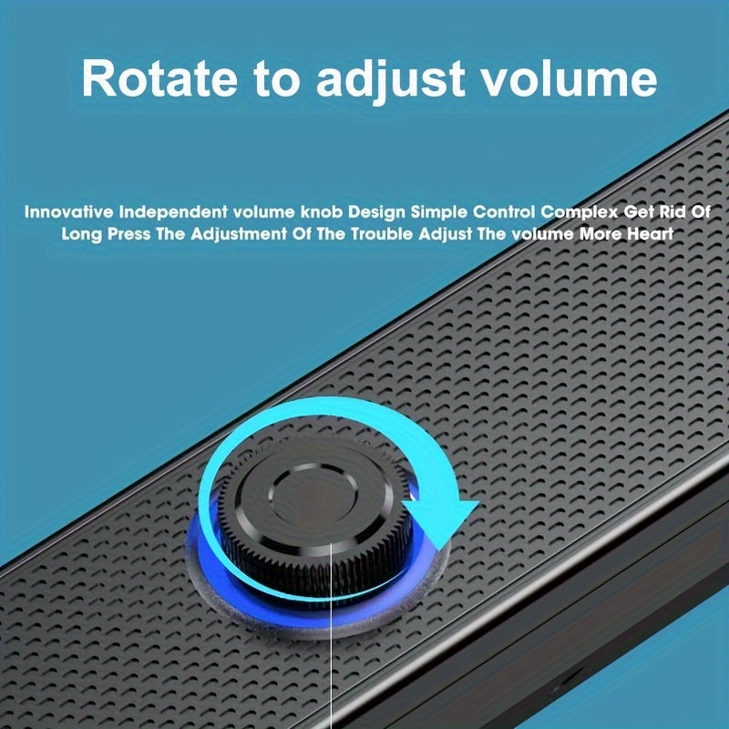 Soundbar Cablata Desktop (Dual Speaker) con Alimentazione USB