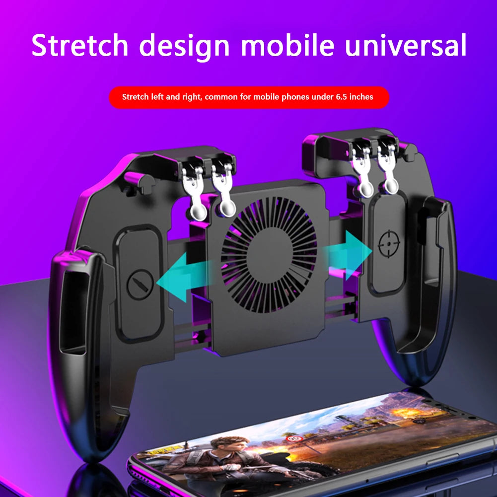 Gamepad Mobile ANENG "6 Dita" con Ventola di Raffreddamento