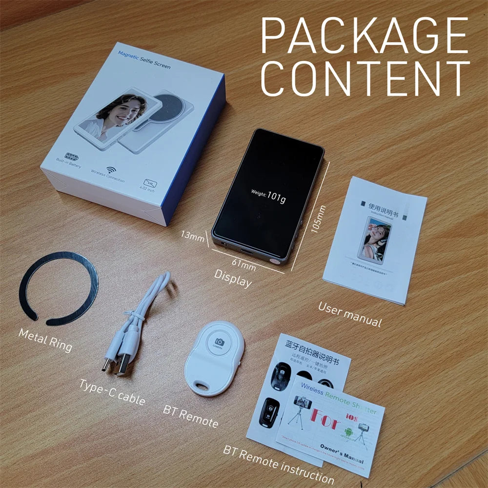 Monitor Magnetico CAMOLO per Vlog e Selfie (Compatibile MagSafe)