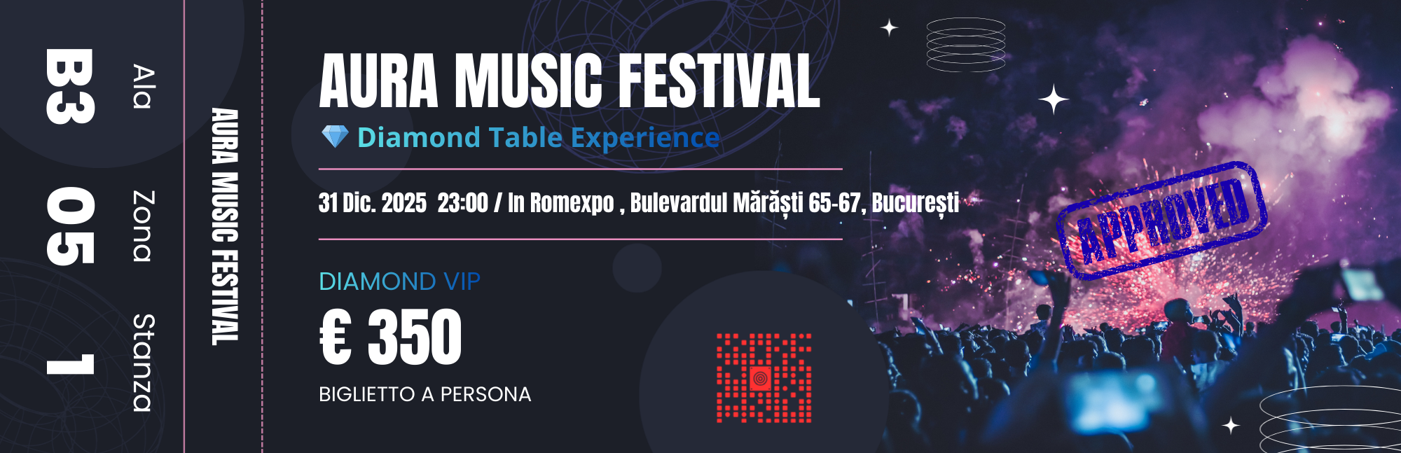 AURA MUSIC FESTIVAL: Diamond Table Experience